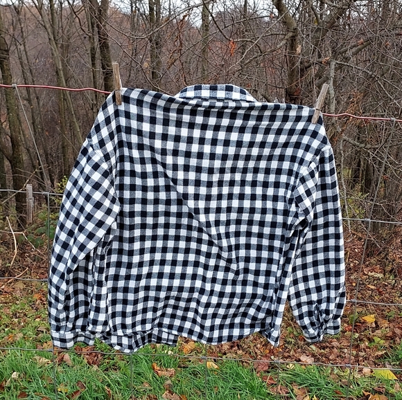 Art Class Girls Black and White Buffalo Plaid. - Picture 8 of 8